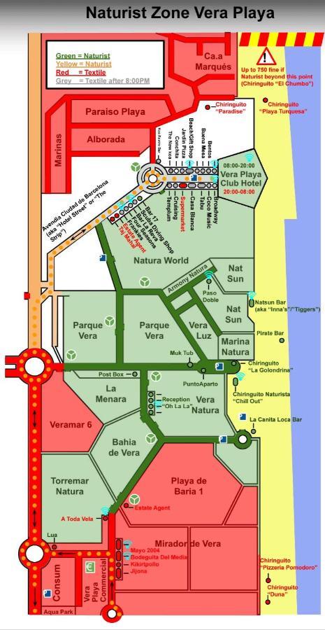Appartamento Casa Paz Playas de Vera Esterno foto